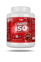 CNP Loaded ISO protein powder container with clear collagen protein for low-calorie refreshment.