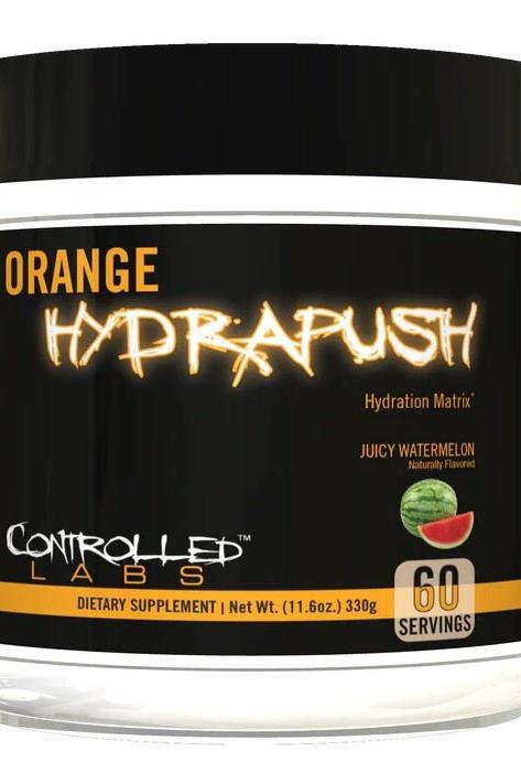 Controlled Labs Orange HydraPush elektrolytpulver för hydrering och prestation, 60 portioner.