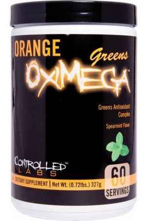 Controlled Labs - Orange OxiMega Greens, Spearmint Flavor - 327 grams