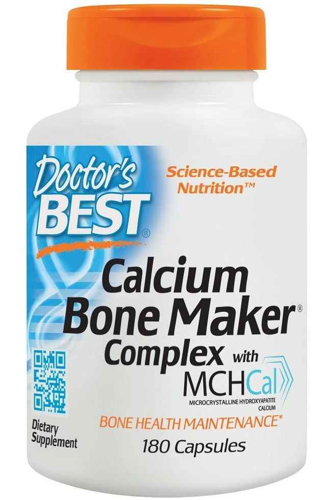 Doctor's Best - Calcium Bone Maker Complex with MCHCal - 180 caps