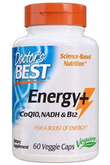 Doctor's Best - Energy + CoQ10, NADH & B12 - 60 vcaps