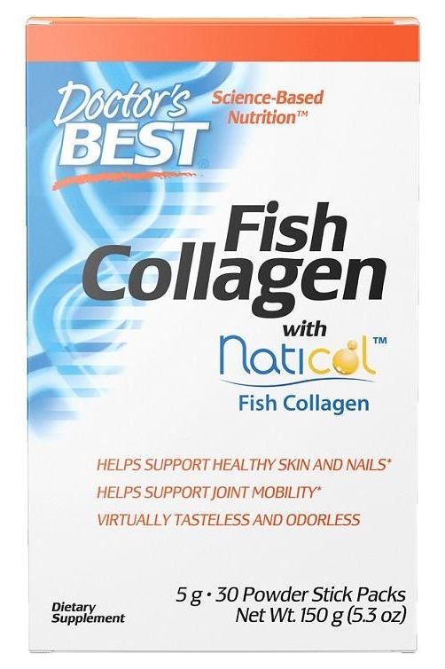 Doctor's Best - Fish Collagen with Naticol Fish Collagen - 30 stick packs - Nutri.se