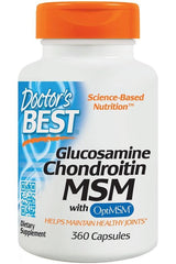 Doctor's Best - Glucosamine Chondroitin MSM with OptiMSM - Nutri.se