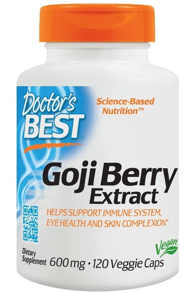 Doctor's Best - Goji Berry Extract, 600mg - 120 vcaps - Nutri.se