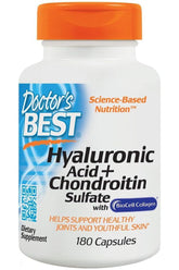 Doctor's Best - Hyaluronic Acid + Chondroitin Sulfate with BioCell Collagen - Nutri.se