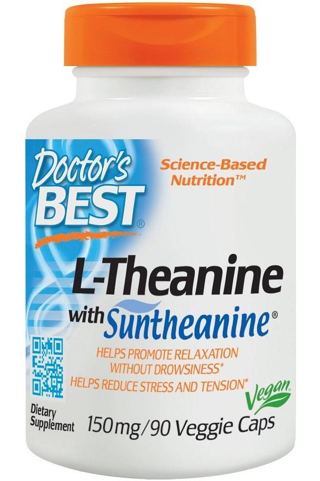 Doctor's Best - L-Theanine with Suntheanine, 150mg - 90 vcaps - Nutri.se