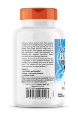 Doctor's Best Mind and Body supplement bottle, promoting joint health, vitality, and a positive mood, 120 softgels.