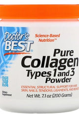 Doctor's Best - Pure Collagen Types 1 and 3, Powder - 200 grams - Nutri.se