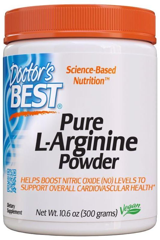 Doctor's Best - Pure L-Arginine Powder - 300 grams - Nutri.se