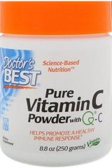 Doctor's Best - Pure Vitamin C Powder with Quali-C - 250 grams - Nutri.se