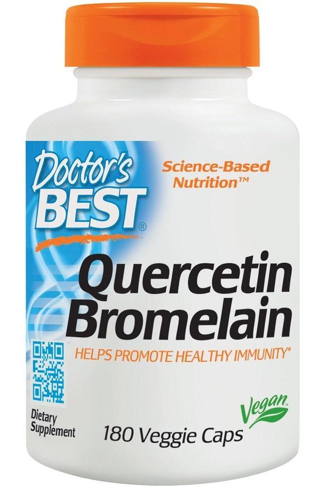 Doctor's Best - Quercetin Bromelain - 180 vcaps - Nutri.se