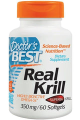 Doctor's Best - Real Krill, 350mg - 60 softgels - Nutri.se