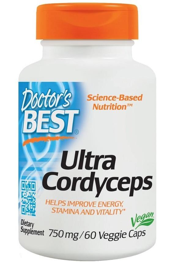 Doctor's Best - Ultra Cordyceps, 750mg - 60 vcaps - Nutri.se