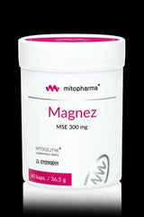 Dr. Enzmann Magnesium MSE 300 mg dietary supplement jar, supports muscle and nerve function.