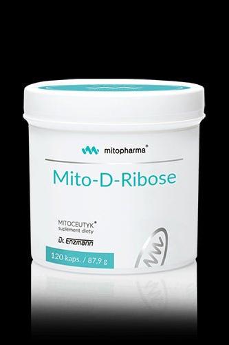 Dr. Enzmann Mito-D-Ribose supplement, 120 capsules, energy support from Mitopharma.