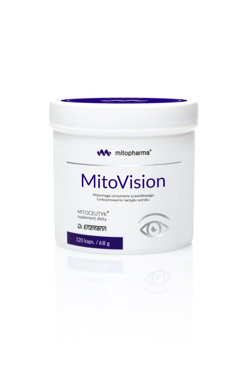 MitoVision® by Dr. Enzmann, 120 capsules, dietary supplement for antioxidants and energy production.