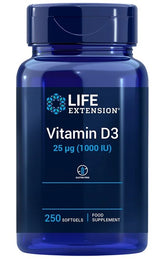 Life Extension - 1000IU 25mcg EU Version - 250 kapsler