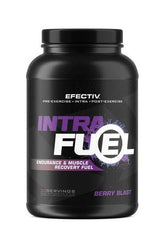 Efectiv Nutrition Intra Fuel Berry Blast supplement for endurance and muscle recovery, 30 servings.