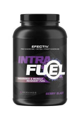 Efectiv Nutrition Intra Fuel Berry Blast supplement for endurance and muscle recovery, 30 servings.