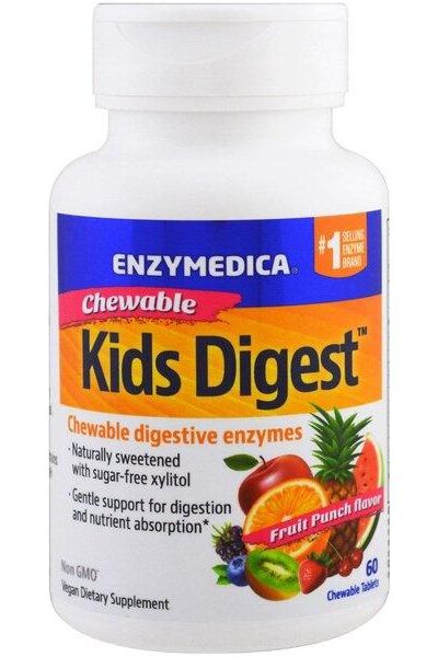 Enzymedica - Kids Digest Fruit Punch - 60 chewables - Nutri.se