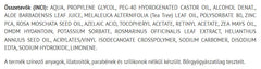 ESI Acknes Gel baksida med ingredienser