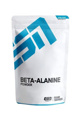 ESN Beta-Alanine powder packaging, 500 g raw series, supports strength and endurance during workouts.