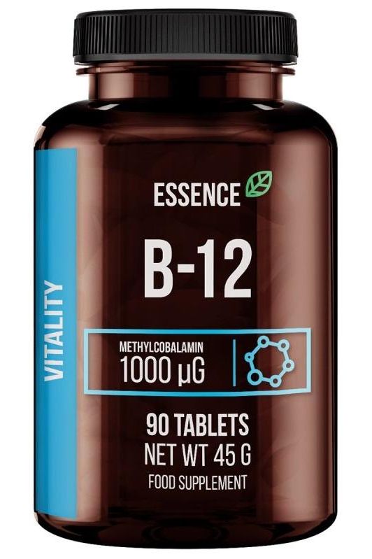 Essence Nutrition - B12 Methylcobalamin, 1000mcg - 90 tablets - Nutri.se