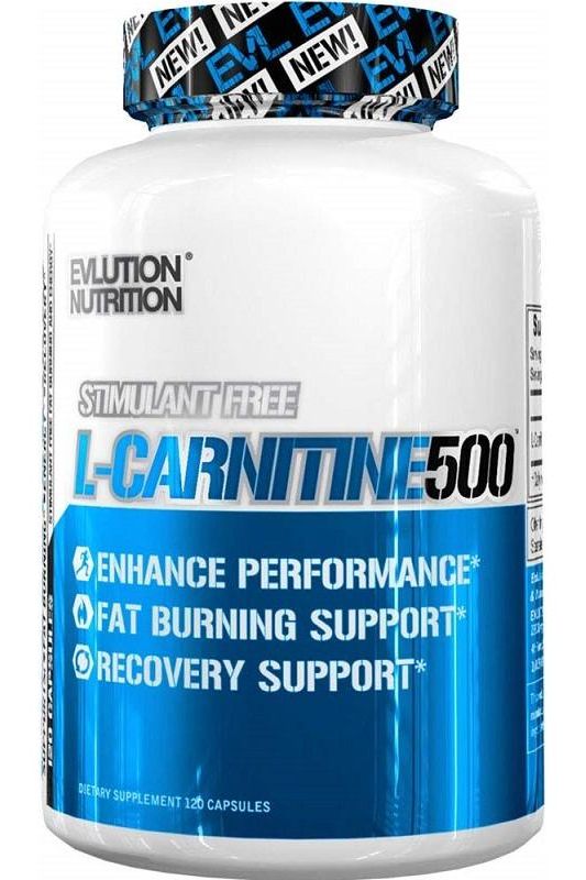 EVLution Nutrition - L-Carnitine 500 - 120 caps - Nutri.se