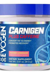 Evogen - Carnigen Plus Caffeine, Mango Lemonade - 81 grams