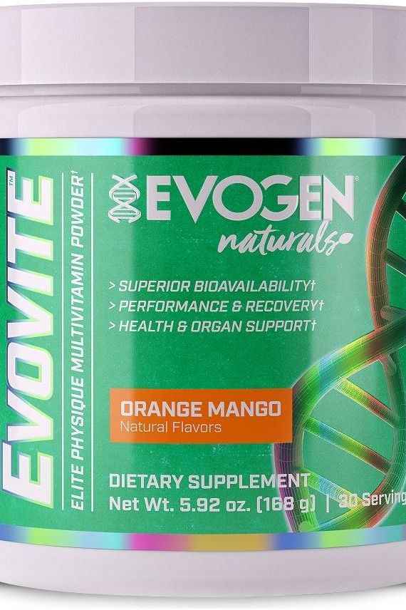 Evogen - Evovite Naturals Powder, Orange Mango - 168 grams