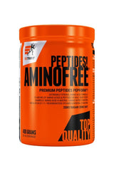 Extrifit AminoFree Peptides powder container showcasing premium quality amino acids and peptides for optimal performance.