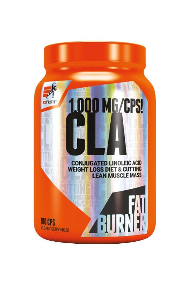Extrifit CLA 1000 mg capsules, 100 count, for weight loss and lean muscle support.