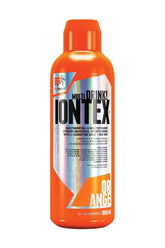 Extrifit Iontex Liquid in orange bottle, a multi-drink with L-carnitine, minerals, and vitamins, 1000ml.