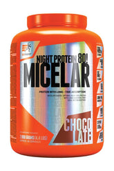 Extrifit Micelar Casein Night Protein 800g chocolate flavor for muscle recovery and growth.