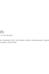 List of ingredients for Extrifit Vita-C Time Release, including vitamin C and rose hip extract.