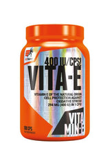 Extrifit Vita-E 400 IU capsules bottle, powerful antioxidant for cell protection and anti-aging effects.