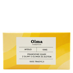 Olma Cosmetics - Grå Sæbe Med Olivenolie