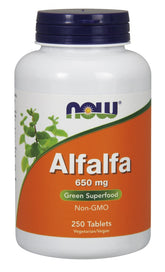 Now Foods - Alfalfa - 650mg - 250 Tabs