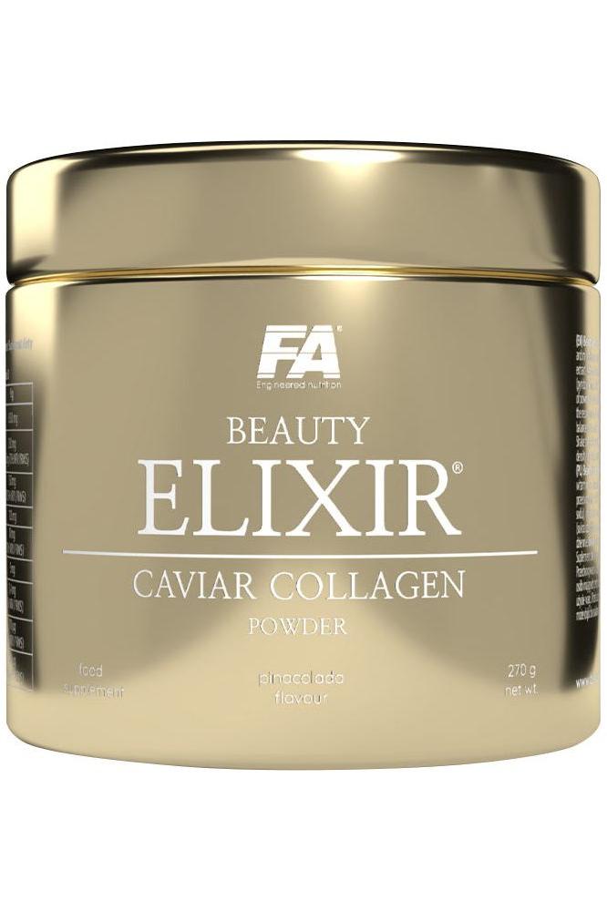 FA Beauty Elixir Caviar Collagen Powder jar for skin rejuvenation and elasticity support