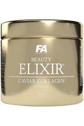 FA Beauty Elixir Caviar Collagen Powder jar for skin rejuvenation and elasticity support