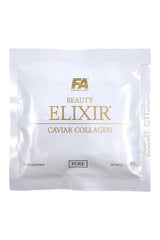 FA Beauty Elixir Caviar Collagen Pure 7g packaging, promoting collagen production and skin elasticity.