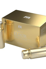 FA Fitness Authority Beauty Elixir Caviar Collagen Shot packaging with two vials for skin revitalization.