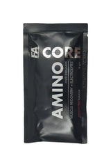 FA Core Amino Sample pack for muscle recovery with BCAA, EAA, and electrolytes, 16g, watermelon flavor.