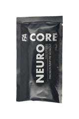 FA Core Neuro food supplement sachet for enhanced pre-workout performance and muscle pump.