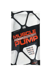 FA Fitness Authority Muscle Pump Aggression sample pack with 6000 mg for enhanced workout performance.