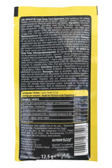 Nutrition label and ingredient list for FA - Fitness Authority NAPALM On Stage Pump Mango Lemon supplement sample.