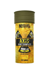 Nuclear Nutrition Axis Joint Complex supplement container with 120 tablets for joint health and support.