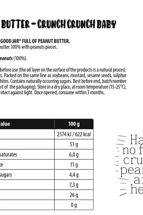 Nutritional information for FA Fitness Authority So Good Peanut Butter, including calories and ingredients. Nutritional information for FA Fitness Authority So Good Peanut Butter, including calories and ingredients.