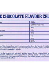 Nutrition label for FA - Fitness Authority - WOW! Protein Cream with details on calories, protein content, and ingredients.