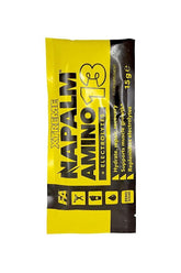 FA Xtreme Napalm Amino13 Sample packet for muscle recovery and hydration with 13 essential amino acids.
